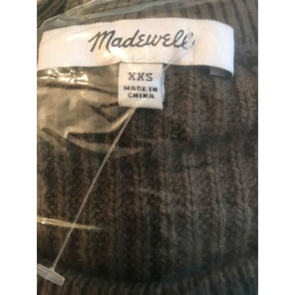 Madewell Sweater Thompson Pocket Boxy Pullover Elm - Picture 7 of 12